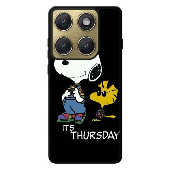 Snoopy Smile its Thursday Motorola Edge 2026 Case