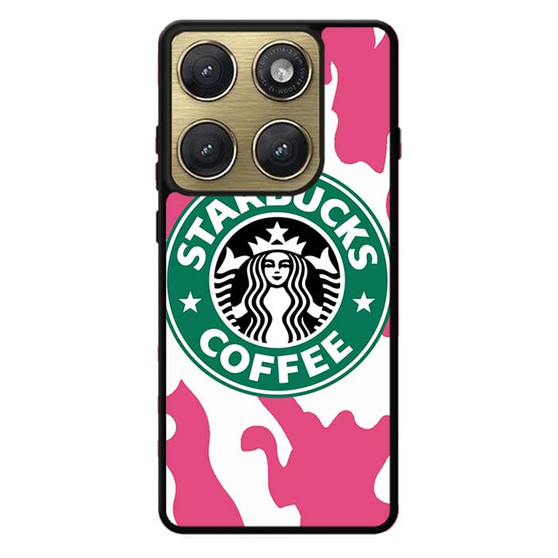 Starbucks Pink Camo Motorola Edge 2026 Case
