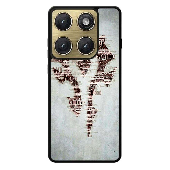WARCRAFT Logo Motorola Edge 2026 Case