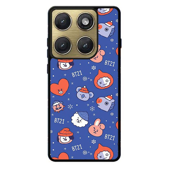 BT21 on Winter Motorola Edge 2026 Case