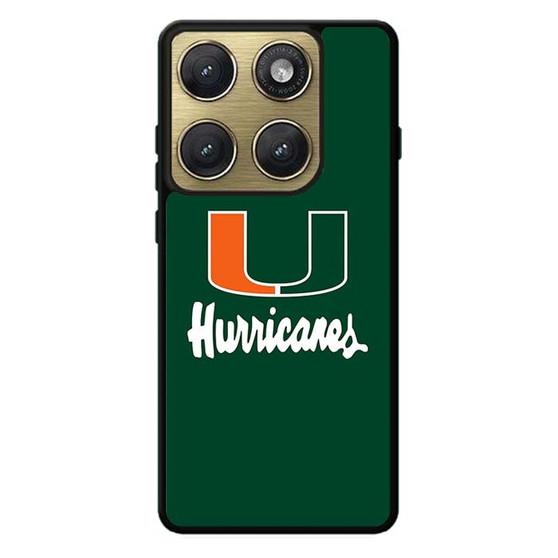 Miami Hurricanes Logo Motorola Edge 2026 Case