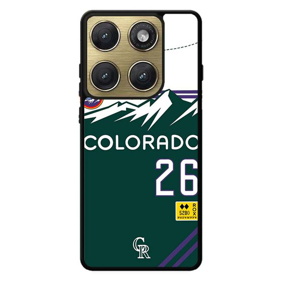Colorado rockies jersey Motorola Edge 2026 Case