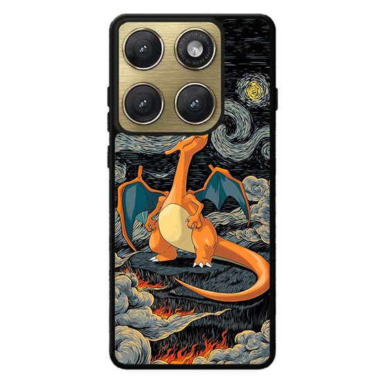 Charizard Inferno Beneath the Starry Night Pokemon Motorola Edge 2026 Case