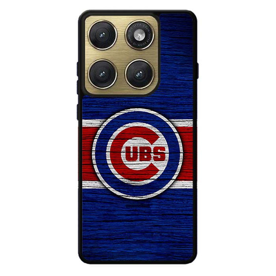Chicago Cubs Wooden Style Motorola Edge 2026 Case