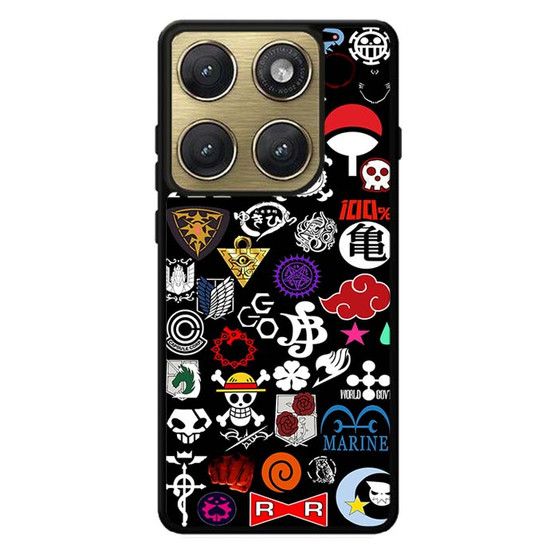 Manga symbols anime Motorola Edge 2026 Case