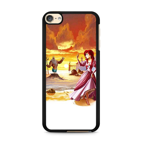Ariel the Little Mermaid & King of Sea iPod Touch 6 Case