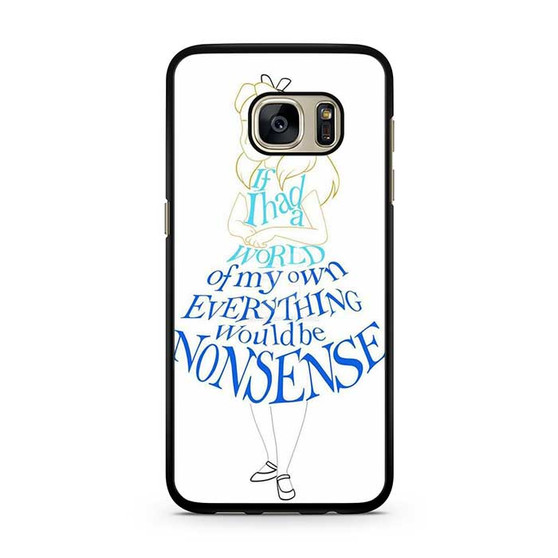 Alice In Typograph Samsung Galaxy S7 | S7 Edge Case