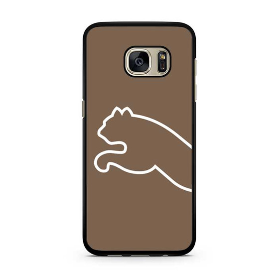 brown puma half logo Samsung Galaxy S7 | S7 Edge Case