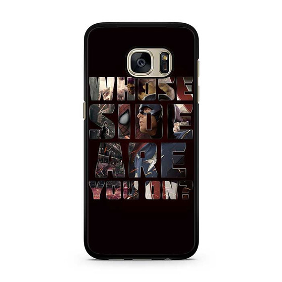 Captai america who side are you Samsung Galaxy S7 | S7 Edge Case