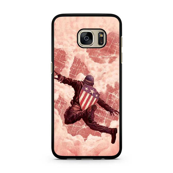 Captain America Falling Down Samsung Galaxy S7 | S7 Edge Case