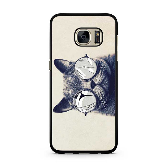 cat hipster Samsung Galaxy S7 | S7 Edge Case