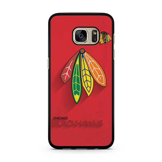 chicago blackhawks logo poster Samsung Galaxy S7 | S7 Edge Case