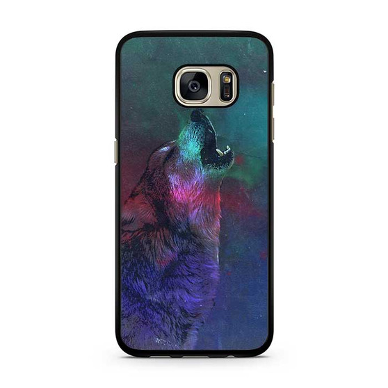 Howling Wolf Art Samsung Galaxy S7 | S7 Edge Case Howling Wolf Art Samsung Galaxy S7 | S7 Edge Case