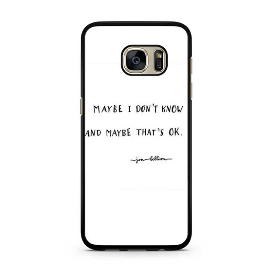 Jon Bellion Quotes Samsung Galaxy S7 | S7 Edge Case