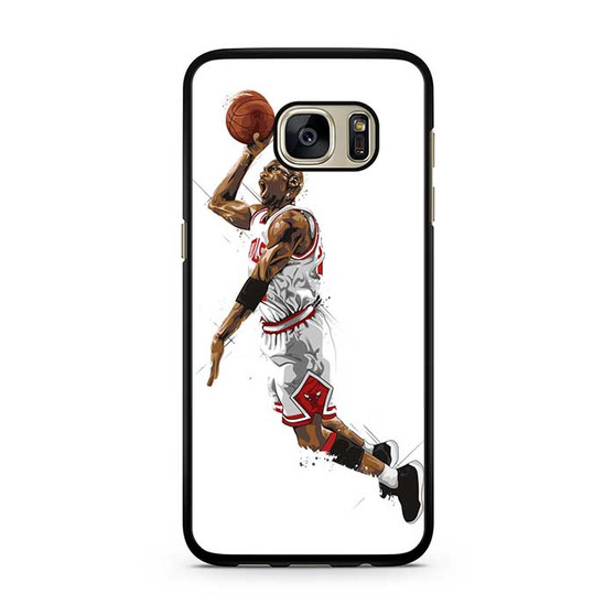 Michael Jordan Slam Dunk Samsung Galaxy S7 | S7 Edge Case Michael Jordan Slam Dunk Samsung Galaxy S7 | S7 Edge Case