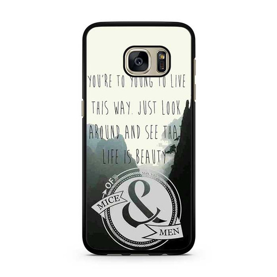 Of Mice & Men Lyrics 5 Samsung Galaxy S7 | S7 Edge Case