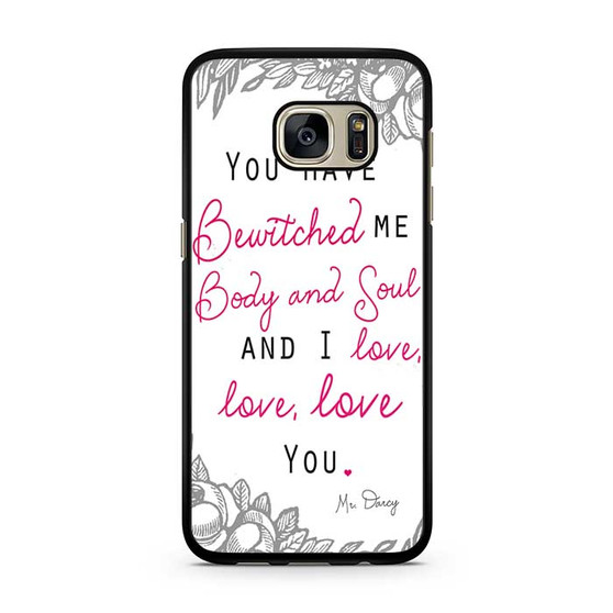 pride and prejudice Mr Darcy Samsung Galaxy S7 | S7 Edge Case