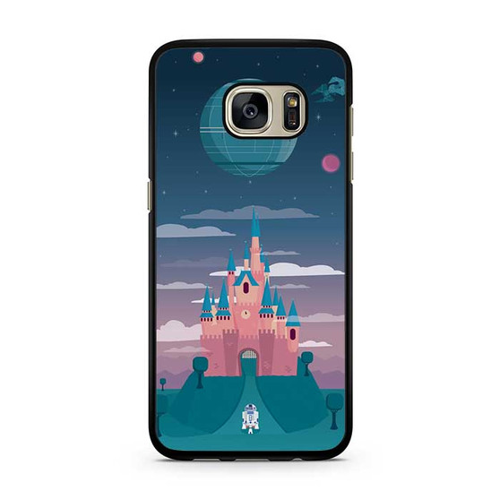 R2D2 In Disney Castle Samsung Galaxy S7 | S7 Edge Case