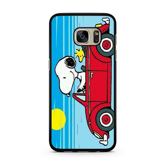 Snoopy in Car Samsung Galaxy S7 | S7 Edge Case