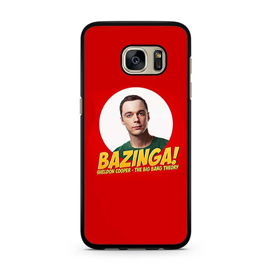 The Big Bang Theory  Bazinga Sheldon Samsung Galaxy S7 | S7 Edge Case The Big Bang Theory  Bazinga Sheldon Samsung Galaxy S7 | S7 Edge Case