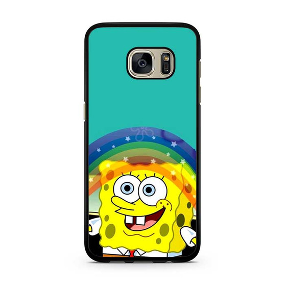 Spongebob Square Pants in Rainbow Samsung Galaxy S7 | S7 Edge Case Spongebob Square Pants in Rainbow Samsung Galaxy S7 | S7 Edge Case