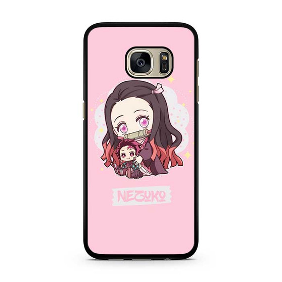 Kimetsu No Yaiba Cute Nezuko Samsung Galaxy S7 | S7 Edge Case Kimetsu No Yaiba Cute Nezuko Samsung Galaxy S7 | S7 Edge Case