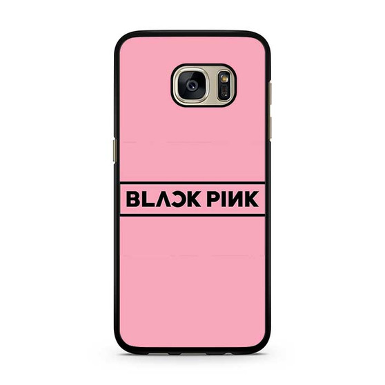 Black Pink Logo Samsung Galaxy S7 | S7 Edge Case Black Pink Logo Samsung Galaxy S7 | S7 Edge Case