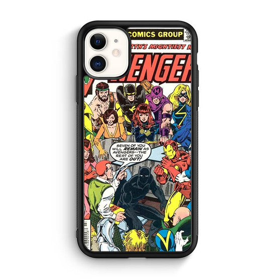 Avengers Assamble comic iPhone 11 Case