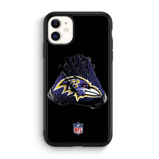 Baltimore Ravens Gloves iPhone 11 Case