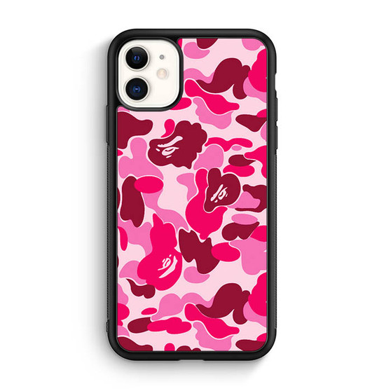 Bape Pink Camo iPhone 11 Case