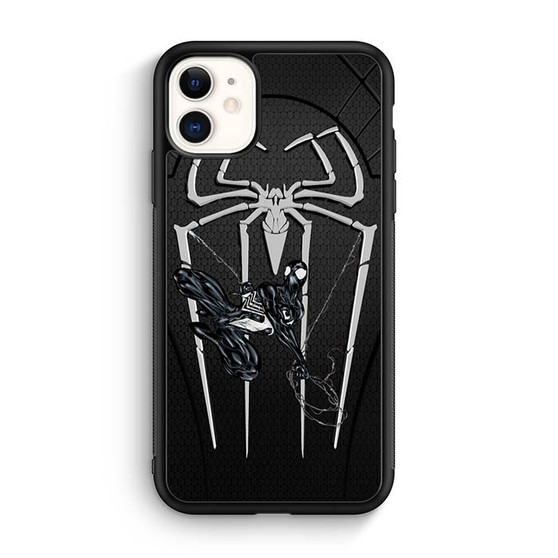 black spiderman logo iPhone 11 Case