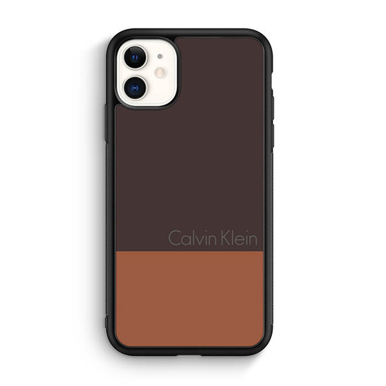 Calvin Klein Brown Mix iPhone 11 Case