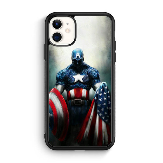 Captain America Art iPhone 11 Case