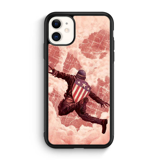 Captain America Falling Down iPhone 11 Case