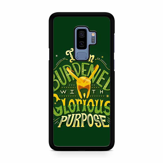 Loki Quotes Glorious Purpose Samsung Galaxy S9 | S9+ Case