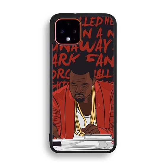Kanye West On desk Google Pixel 4 | Pixel 4a | Pixel 4a 5G | Pixel 4 XL Case
