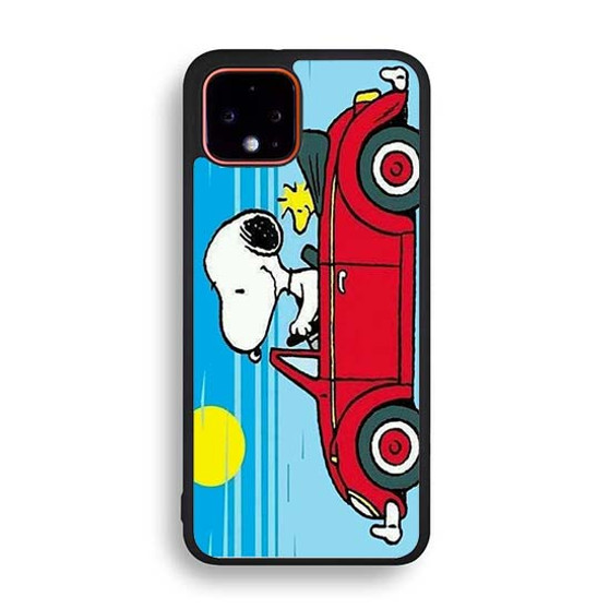 Snoopy in Car Google Pixel 4 | Pixel 4a | Pixel 4a 5G | Pixel 4 XL Case