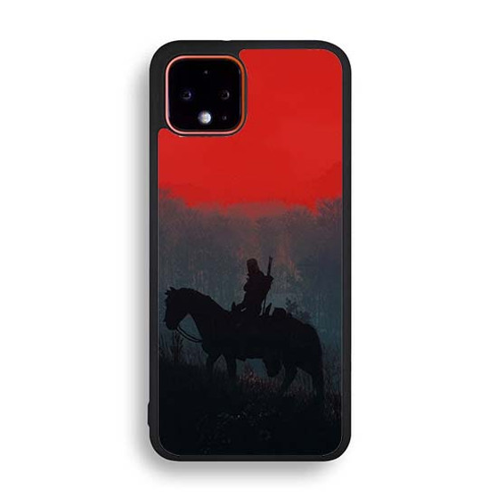 The Witcher Geralt Riding a Horse Google Pixel 4 | Pixel 4a | Pixel 4a 5G | Pixel 4 XL Case