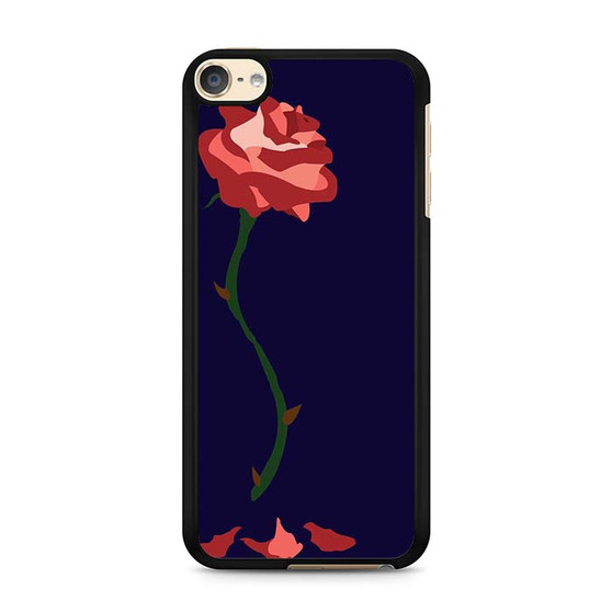 beauty and the beast rose pin iPod Touch 6 Case