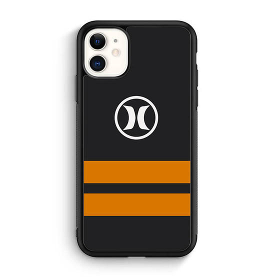 Hurley Orange Strip iPhone 11 Case