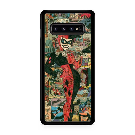 Harley  Quinn Comic Pattern Samsung Galaxy S10 | S10 5G | S10+ | S10e | S10 Lite Case