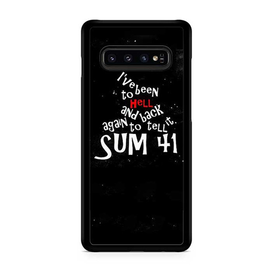 Sum 41 Lyrics Samsung Galaxy S10 | S10 5G | S10+ | S10e | S10 Lite Case