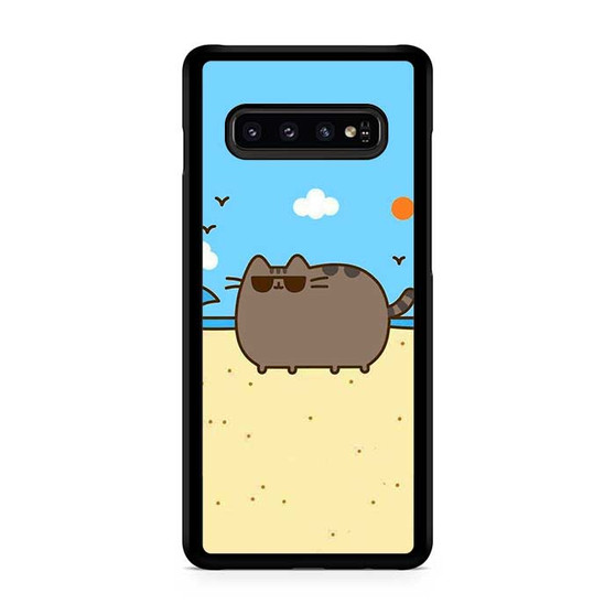 Pusheen Beach Samsung Galaxy S10 | S10 5G | S10+ | S10e | S10 Lite Case