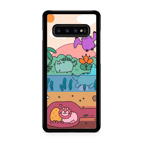 Pusheen Dinosaurs Samsung Galaxy S10 | S10 5G | S10+ | S10e | S10 Lite Case