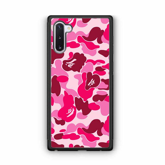 Bape Pink Camo Samsung Galaxy Note 10 Case
