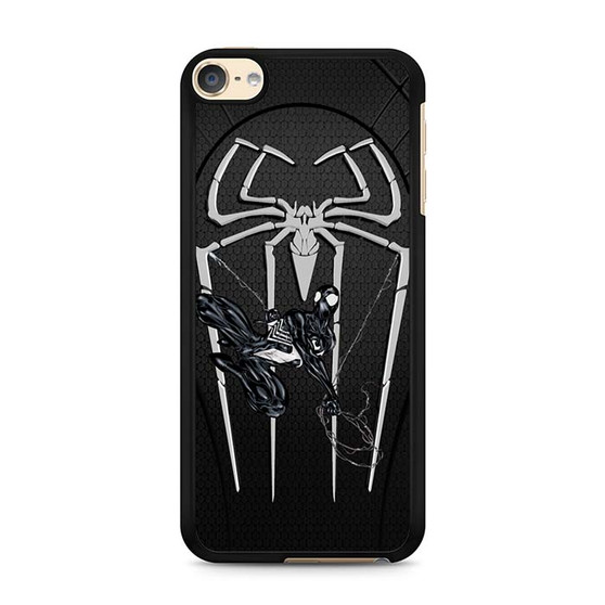 black spiderman logo iPod Touch 6 Case