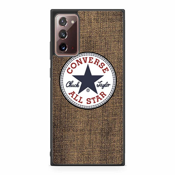 brown denim converse Samsung Galaxy Note 20 5G Case