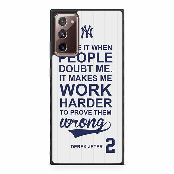 Derek Jeter Quote Samsung Galaxy Note 20 5G Case