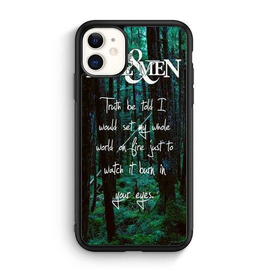 Of Mice & Men Lyrics 13 iPhone 11 Case