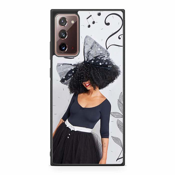 Sia Black and White Samsung Galaxy Note 20 5G Case